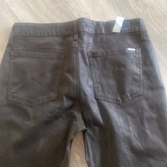 Fidelity leatherteen Coated brown NWT tag  pants size 31 - Picture 11 of 14